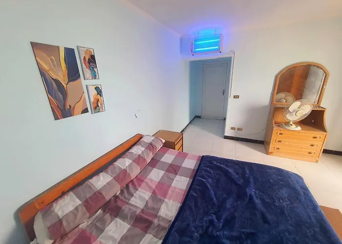 Hotel Appartment Alexandria Sea View Free Wifi 3 Bedrooms 2 Toilets 5Th Floor Bellevue Village Agami Available All Year Days & 5 Heavy Blanket Available